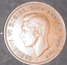 Georgivs Vl old one penny 1937