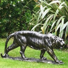 Small tiger garden sculpture