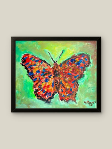 Original butterfly painting - original,