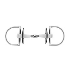 Nathe Double Jointed D-Ring Snaffle - 18mm