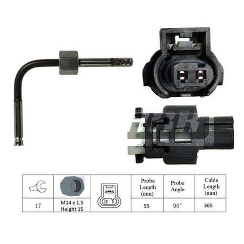 Exhaust temperature sensor - exhaust,