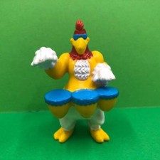 Vintage WB Looney Tunes Foghorn Leghorn PVC Toy Figure Rock Band Musician 1990s