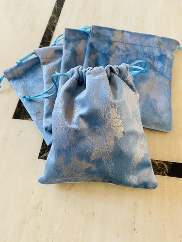 5embossed velvet drawstring - velvet,