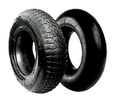 3.50 - 8 TYRE AND INNERTUBE FOR WHEELBARROW WHEEL / TROLLEY / SACK TRUCK WHEELS