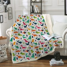 Cartoon dinosaur blanket - cartoon,