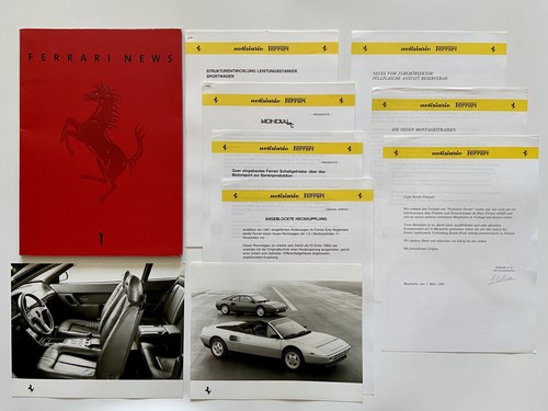 Ferrari mondial press folder - mondial,