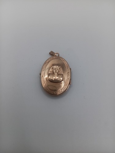 9ct gold pharaoh locket - gold,