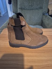 Marks & Spencer Brown Slip On Suede Waterproof Mens Ankle Boots Size 7