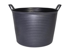 Rubi Nu00ba. 3 Flextub Plastic Tub - 40 Litre Heavy Duty Black
