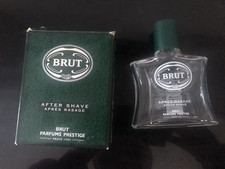 Vintage Empty Brut Aftershave Bottle and box - 100ml