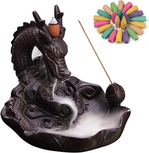 Xudrez ceramic dragon backflow - ceramic,
