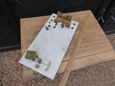 Brillié Electric Master Clock parts Marble base with lacquered Brass parts /Coil