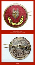 UK & Colonial Boy Scouts - Assisistant Wolf Cubmaster Hat Badge ^