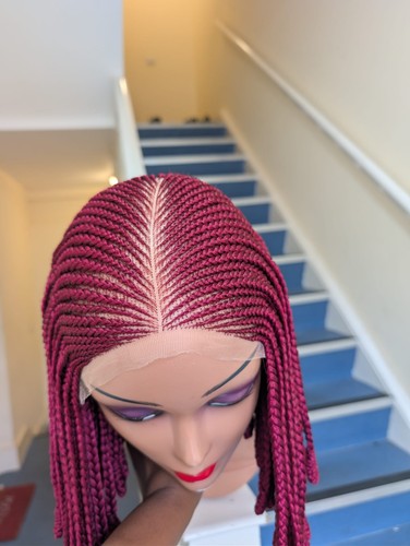 Closure cornrow braided - 7,