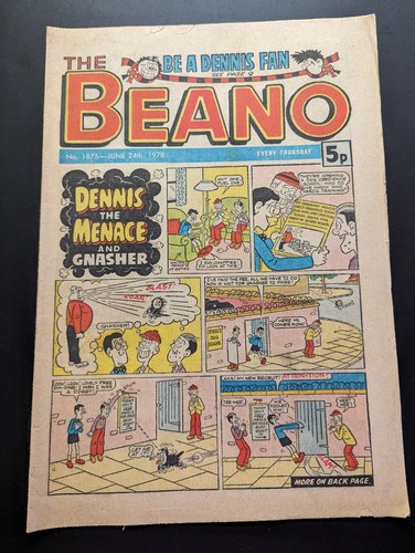 Beano comic 1875 - comic, june