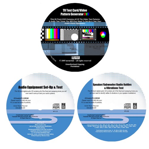 Test card dvd - test, equipment