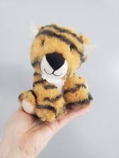 Sainsburys Tiger Soft Toy Plush Comforter Soother Lion Cat Orange Black 17cm 