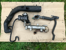 vw mk4 golf tdi pd130 parts, egr valve, cooler assembly and intake pipe