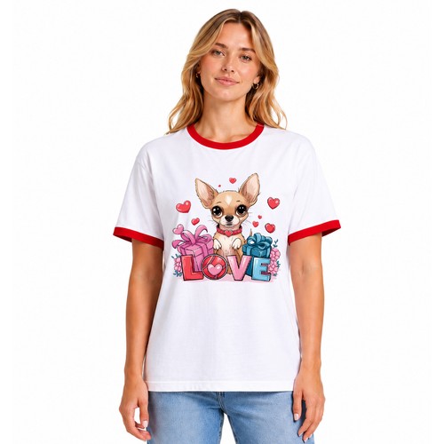 Cute chihuahua womens - cute, ringer