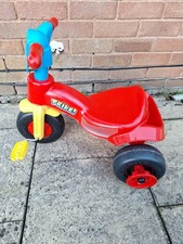 Dolu Kids Trike 3-Wheeled Ride-On Toy for Ages 2-5, Red/Blue/Yellow