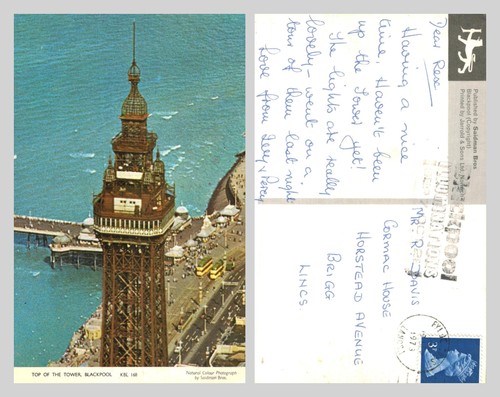 Vintage postcard top of the - vintage,