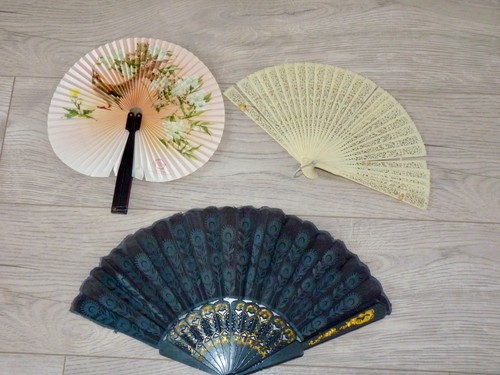 Women decorative hand fans - decorative,