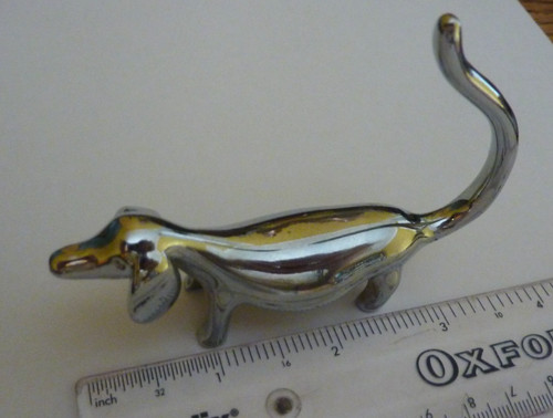 Small metal dachshund - small,