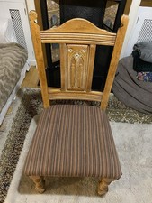 Wooden Curved Chairs Set of 6 Kitchen Dining Room Chair