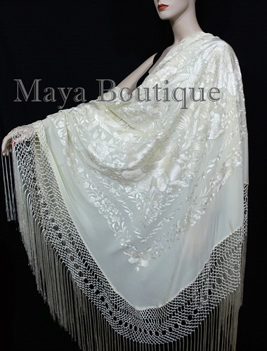 Ivory flamenco embroidered - flamenco,
