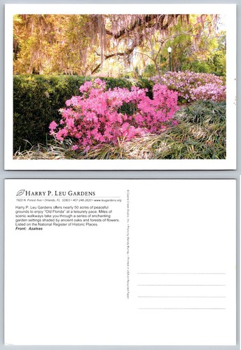 Harry leu gardens postcard - leu,