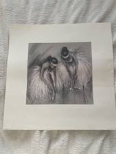 Beautiful LAURA ASHLEY Ballerina POSTER ONLY Print 45x45cm 