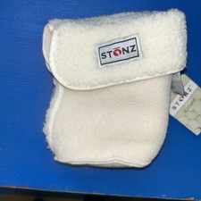 STONZ Baby Winter Booties Liners Sherpa Bonded Fleece Ivory size S 0-9 Months