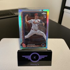2025 Topps Chrome Michael McGreevy St. Louis Cardinals Logo Lightboard  RC Rare