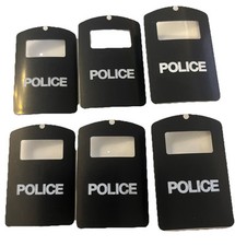 Playmobil 6 Police Riot Shields With Viewing Window Emergency Services 999