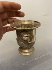 vintage silver-plated urn or