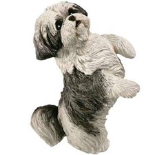 Shih Tzu Figurine Hand Painted