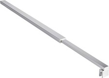 Shower Screen Support Bar 750mm to 1350mm Telescopic Bar Chrome fits 6-10mm glas