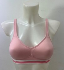 Ex M&S  High Impact Non Wired PINK Sports T-Shirt Bra Size 28A-38DD