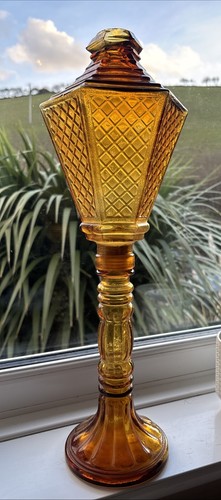 Italian glass decanter - glass, mcm