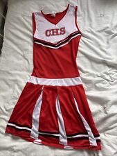 Kids Red, Black & White Cheerleading Outfit
