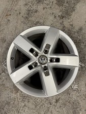 GENUINE VOLKSWAGEN 5X130 5 SPOKE SILVER 19INCH ALLOY WHEEL, TOUAREG 7P6 601 025D