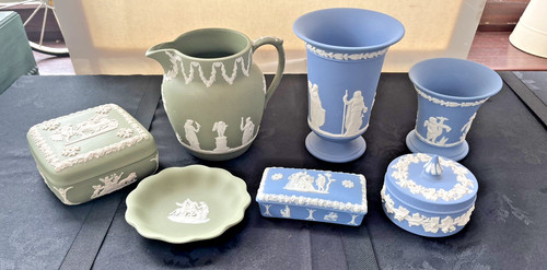 Group blue and green - ,
