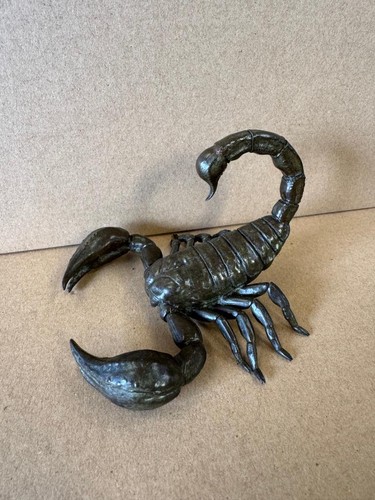 Japanese bronze scorpion - japanese,