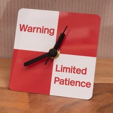 Limited Patience Railway Sign
