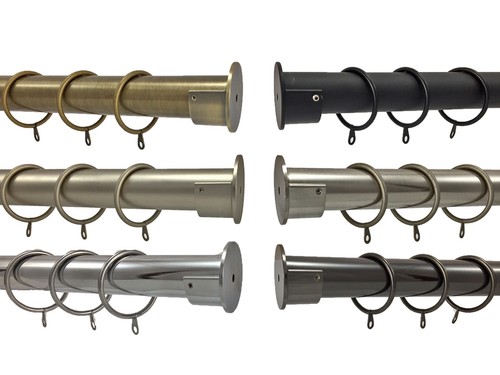 Recess curtain pole 28mm - recess,