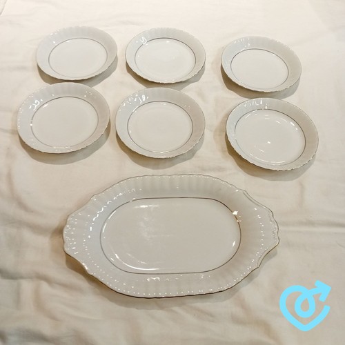 Chodziez porcelain side plate - porcelain,