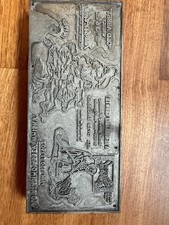 Antique Whisky Advertising Printing Block 1830–1903 Butler & Sons Reading