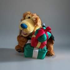 Bear in the Big Blue House Christmas Present Holiday Disney Tags Vintage Plush