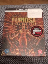 FURIOSA A MAD MAX SAGA 4K UHD + Blu-ray STEELBOOK HMV Edition New Factory Sealed
