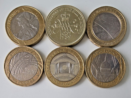 British coin collection - british,